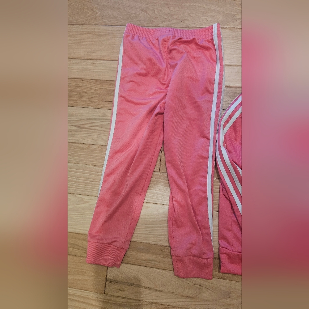 Adidas Pink Girls Track Jacket & Pants Set - Picture 3 of 3